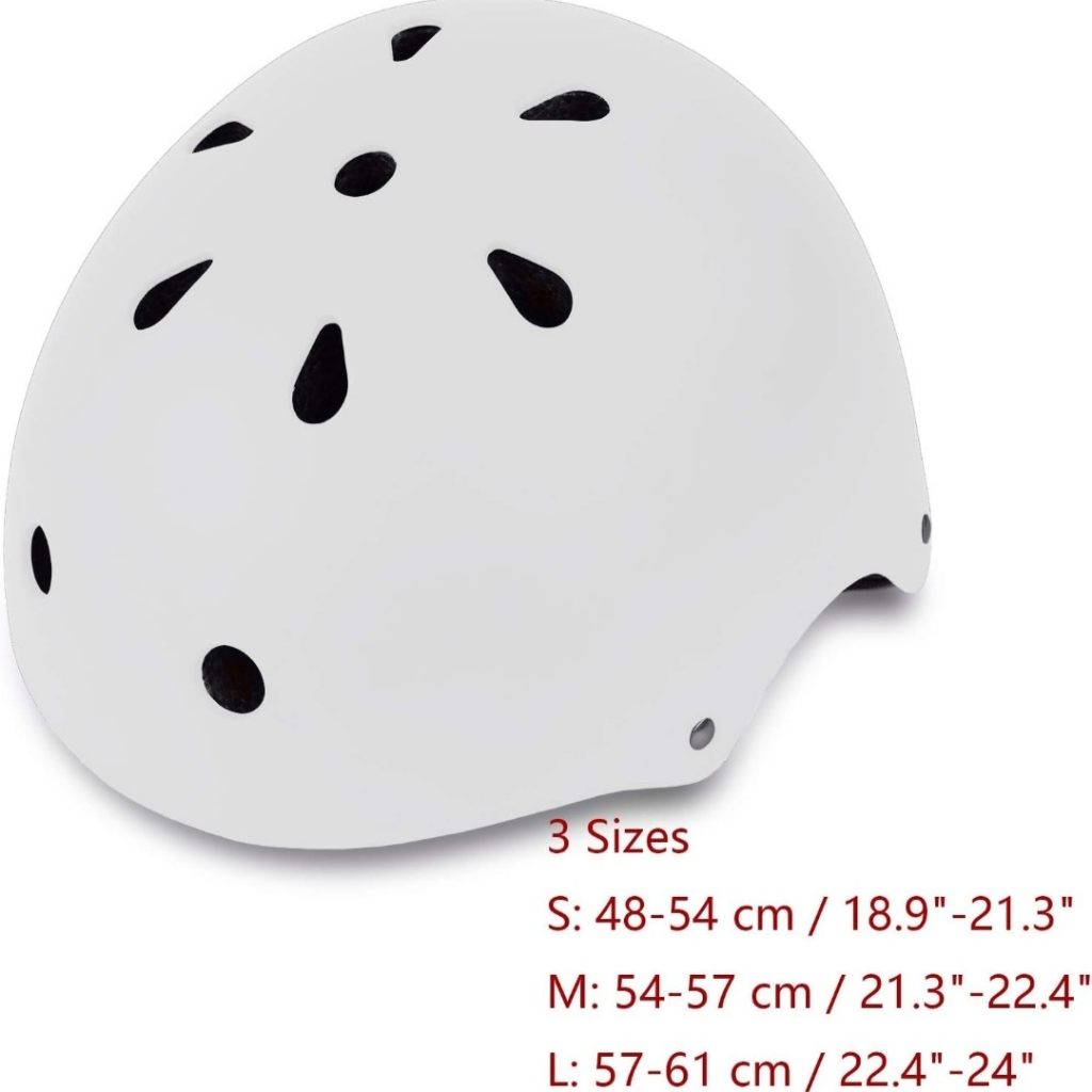 Skateboard Bike Helmet, Lightweight Adjustable, Multi-Sport For Bicycle Skate
